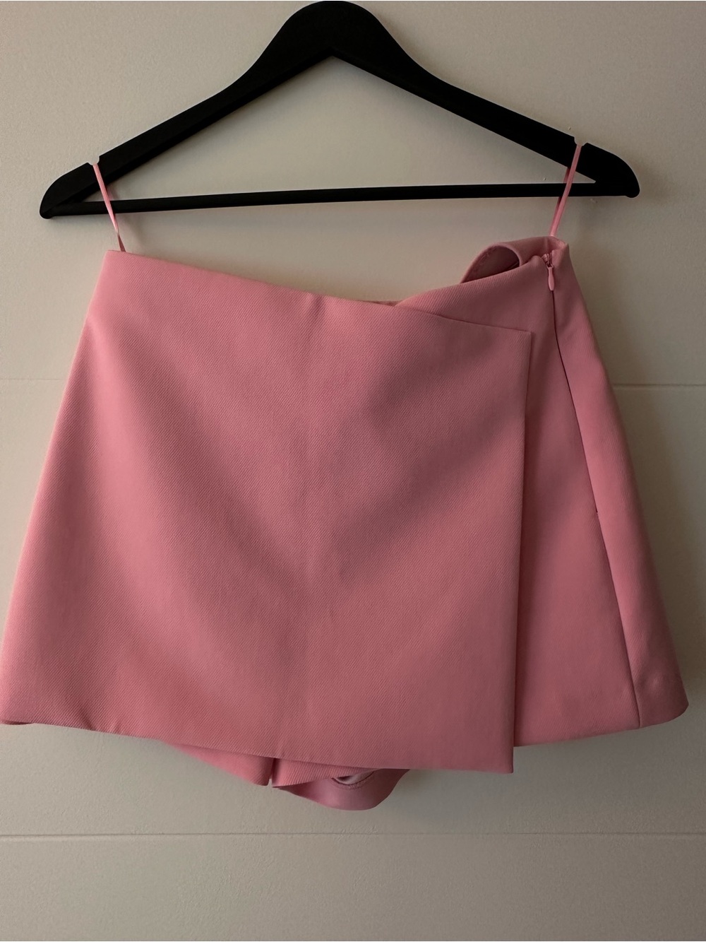 Zara Pink Wrap Mini Skort